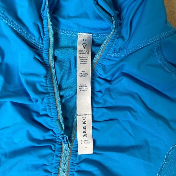 Ivivva Women's Vented Long Sleeve 1/4 Zip Light Weight Athletic Shirt Size 12 - Picture 2 of 6